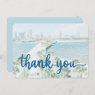 St. Petersburg Pier Thank You Cards