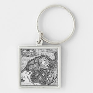 St Petersburg Plan Key Ring