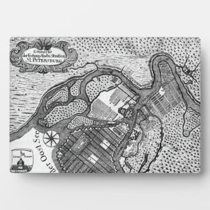 St Petersburg Plan Plaque