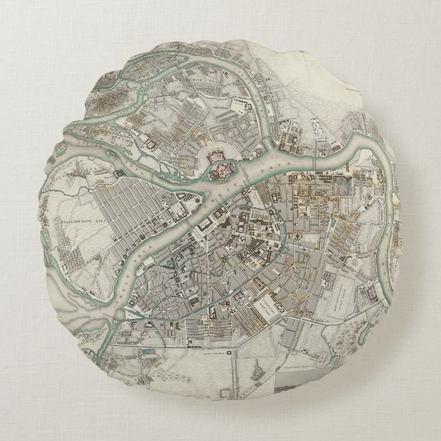 St Petersburg Round Cushion (Front)