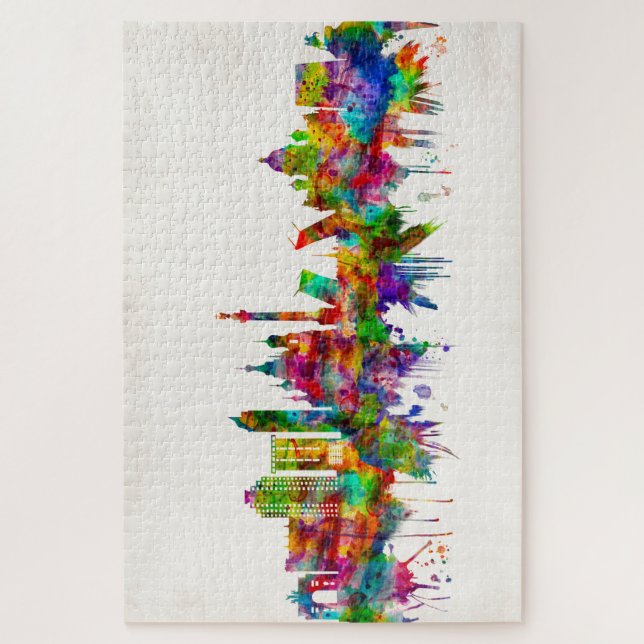 St. Petersburg Russia Skyline Jigsaw Puzzle (Vertical)