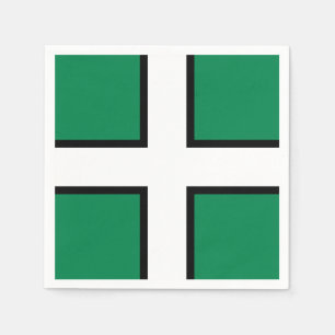 St. Petroc’s flag / Flag of Devon Napkins