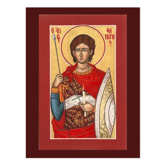 St. Phanourios Prayer Card | Zazzle.co.uk