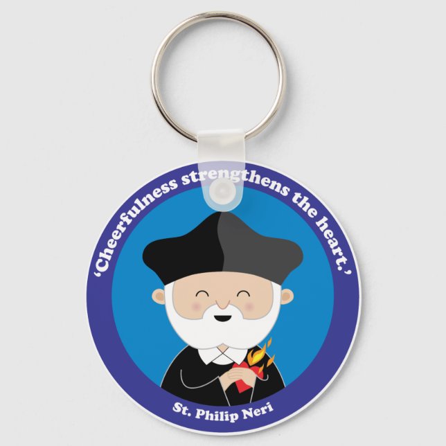 St. Philip Neri Key Ring (Front)