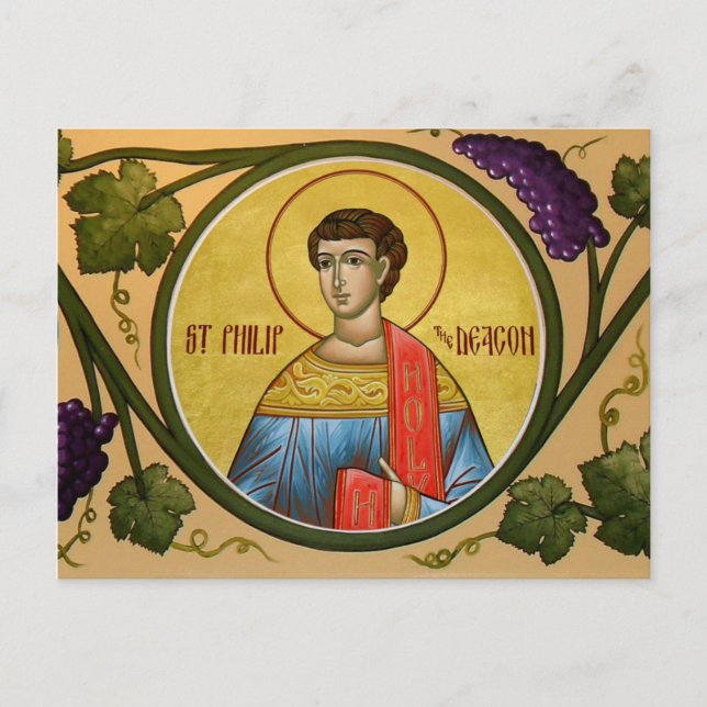 St. Philip the Deacon Prayer Card (Front)