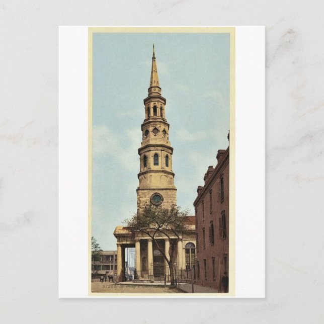St. Philip's Church, Charleston, S.C. classic Phot Postcard (Front)