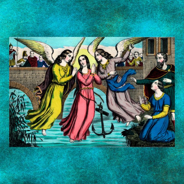 St. Philomena Being Rescued from Drowning Poster (Creator Uploaded)