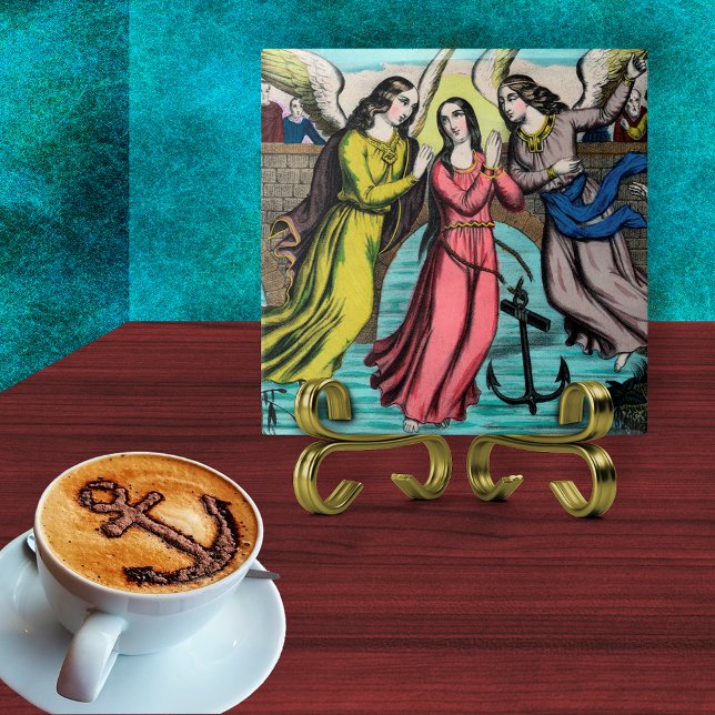 St. Philomena Being Rescued from Drowning Tile (Creator Uploaded)