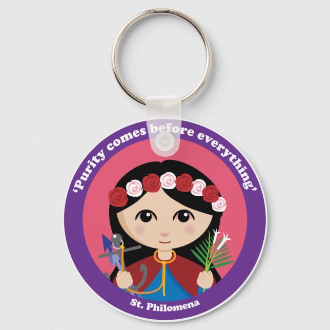 St. Philomena Key Ring (Front)