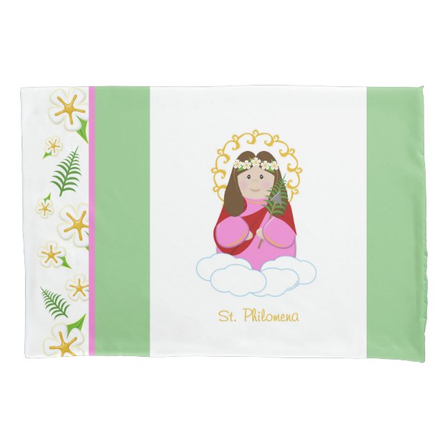 St. Philomena Pillowcase (Front)