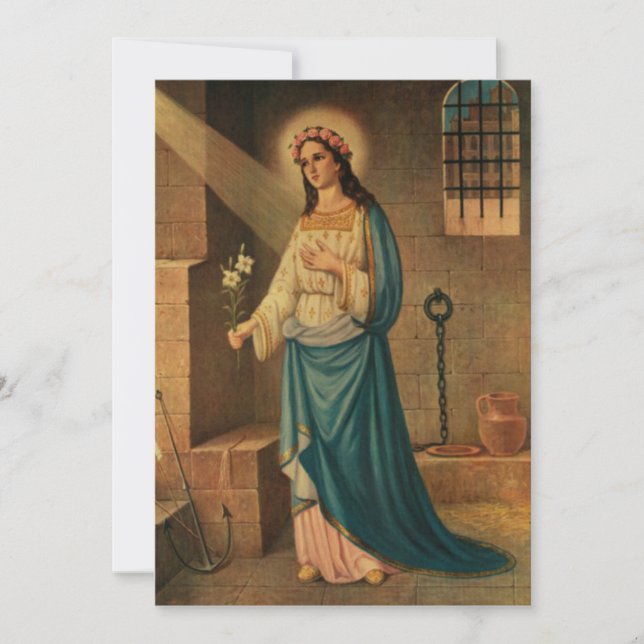 St. Philomena Powerful Novena Prayer Card (Front)