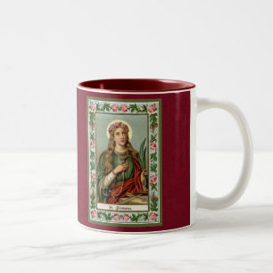 St. Philomena Virgin Martyr Prayer Two-Tone Coffee Mug