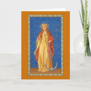 St. Philomena with Anchor (SNV 051) Card