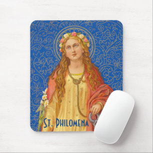 St. Philomena with Anchor (SNV 051) Mouse Mat