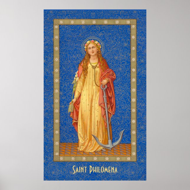 St. Philomena with Anchor (SNV 051) Poster (Front)