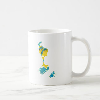 St. Pierre And Miquelon flag map Coffee Mug