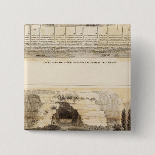 St Pierre Plateau 15 Cm Square Badge