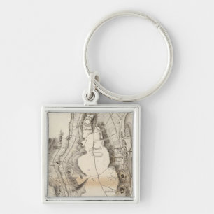 St Pierre Plateau Atlas Map Key Ring