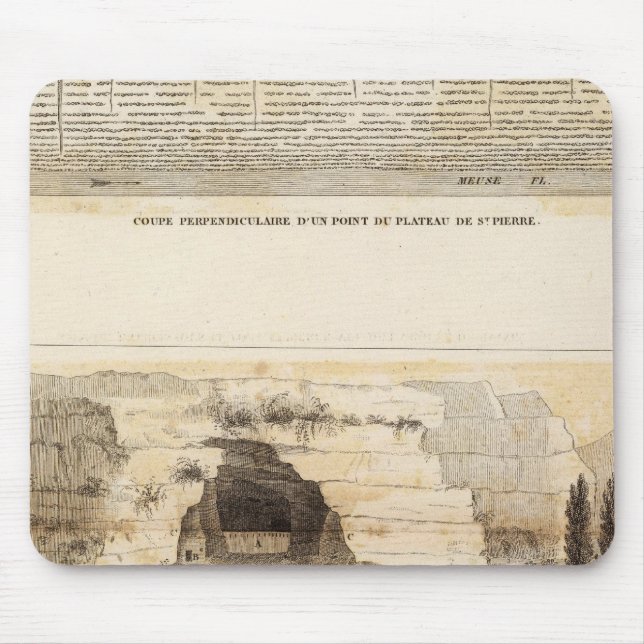St Pierre Plateau Mouse Mat (Front)