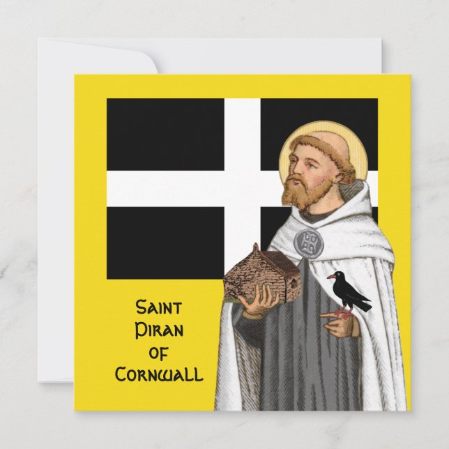St. Piran of Cornwall (SAE 01) and His Flag (Front)
