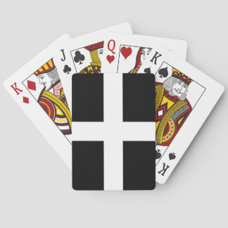 St. Piran’s flag / flag of Cornwall Playing Cards