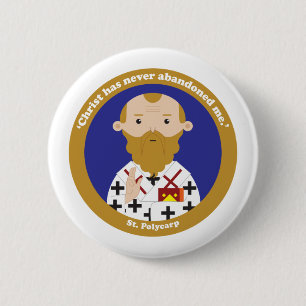 St. Polycarp 6 Cm Round Badge