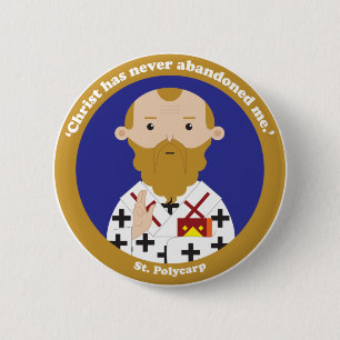 St. Polycarp 6 Cm Round Badge