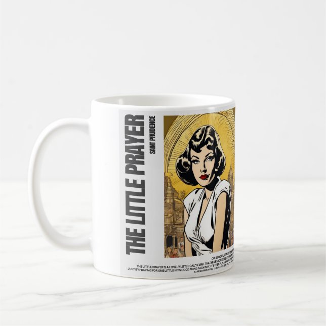 St. Prudence Little Prayer Coffee Mug (Left)