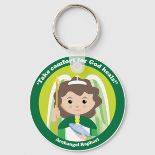 St. Raphael the Archangel Key Ring