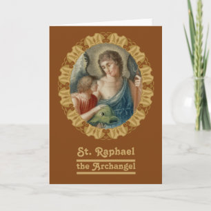 St Raphael the Archangel (M12) Blank Greeting Card