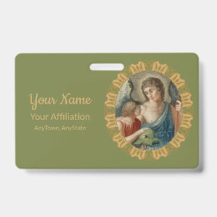 St. Raphael the Archangel (M 012) ID Badge