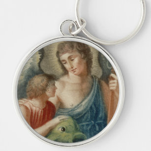 St. Raphael the Archangel (M 012) Key Ring