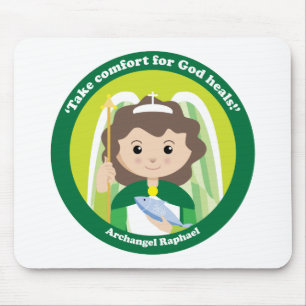 St. Raphael the Archangel Mouse Mat