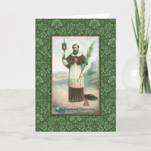 St. Raymond Nonnatus Greeting Card w/prayer