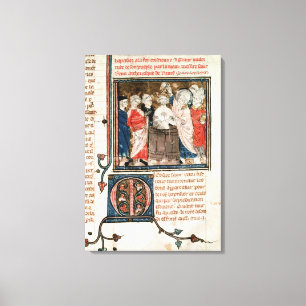 St. Remigius Bishop of Rheims Canvas Print