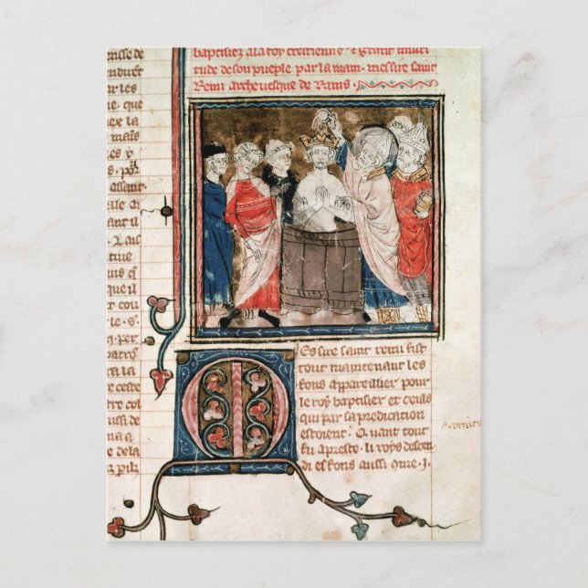 St. Remigius  Bishop of Rheims Postcard (Front)