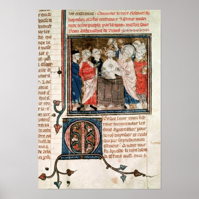 St. Remigius  Bishop of Rheims Poster (Front)