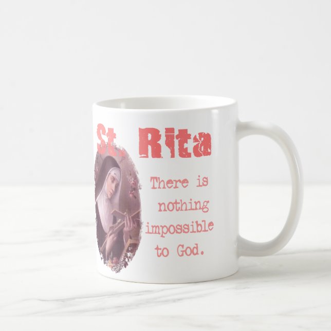 St. Rita Mug (Right)