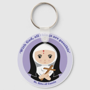 St. Rita of Cascia Key Ring