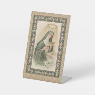 St. Rita of Cascia (M 015) Pedestal Sign