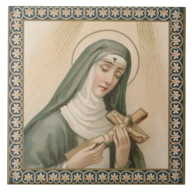 St. Rita of Cascia (M 015) Tile (Front)
