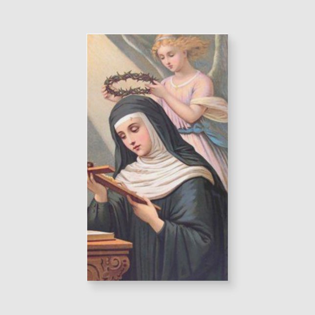 St. Rita of Cascia Magnetic Holy Cards -25/pack (Front)