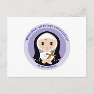 St. Rita of Cascia Postcard