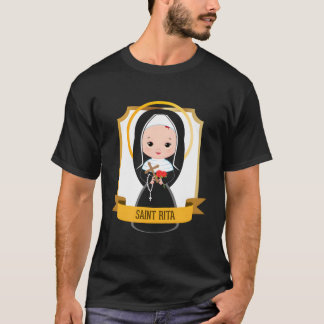St Rita Of Cascia Prayer Catholic Patron Saint Los T-Shirt