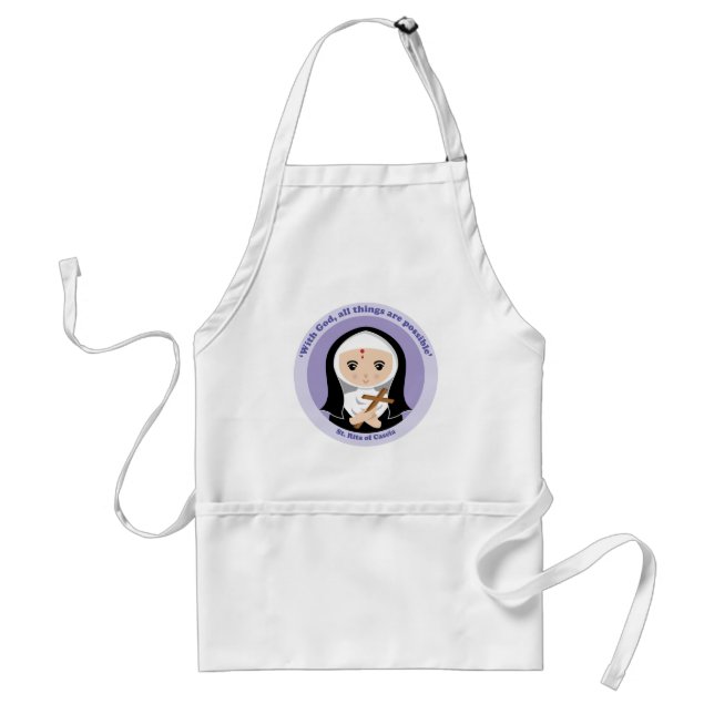 St. Rita of Cascia Standard Apron (Front)