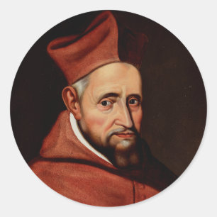 St. Robert Bellarmine Patron of Canon Lawyers Classic Round Sticker