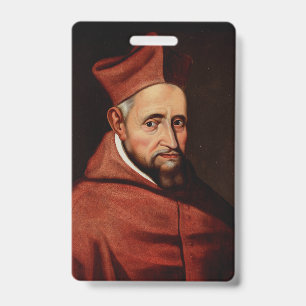 St. Robert Bellarmine Patron of Canon Lawyers ID Badge