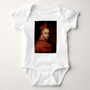St. Robert Bellarmine Roman Library Art Baby Bodysuit