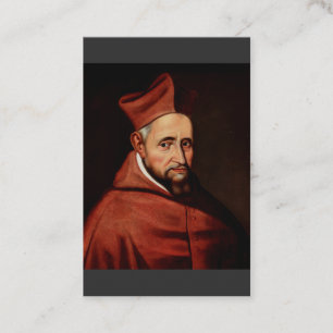 St. Robert Bellarmine Roman Library Art Business Card