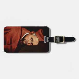 St. Robert Bellarmine Roman Library Art Luggage Tag
